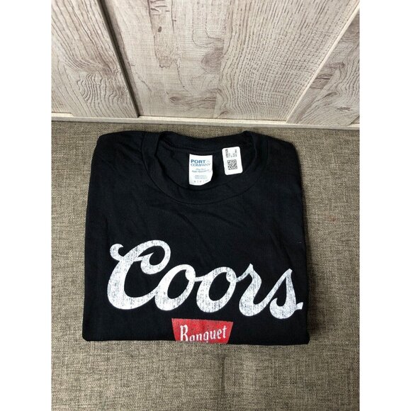Port & Company Other - Mens Port & Company Black Coors Banquet Golden Colorado T Shirt Size Small. C1